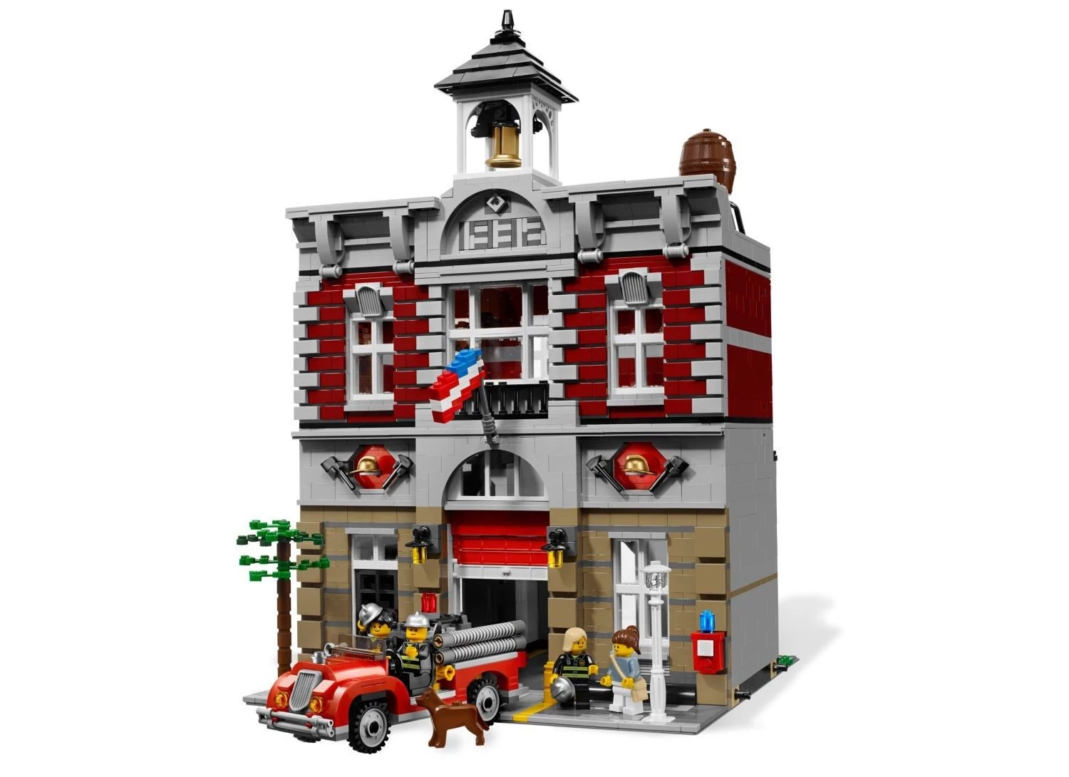 caserne des pompiers lego